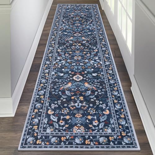 HEBE Hallway Runner Rug 2'x8', Washable Non Slip Kitchen Rug Runner by HEBE