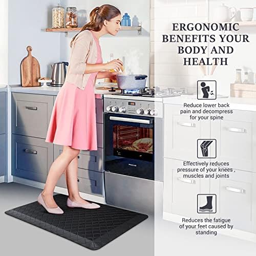 HappyTrends Kitchen Floor Mat - 4/5 Inch Thick Anti-Fatigue Kitchen Rug - Image 5