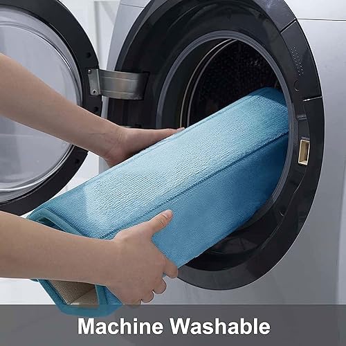 Buganda Memory Foam U-Shaped Toilet Rugs 24 x 24, Absorbent Bathroom mat - Image 6