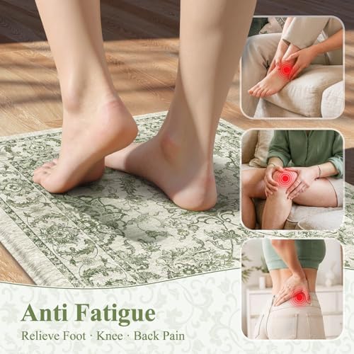 KIMODE Anti Fatigue Mats for Kitchen Floor Comfort Cushioned Rugs Sets of 2 - Image 3