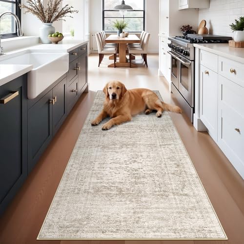 Washable Hallway Runner Rug 3x8: 8ft Runner for Kitchen Entry Non Slip Soft - Image 3