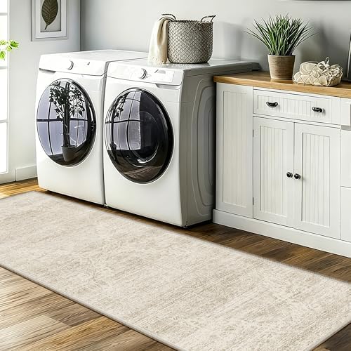 2x5 Washable Runner Rugs，Boho Vintage Rug Runner,Ultra-Thin Kitchen Runner Rug Non-Slip Backing Entryway Runners,Bathroom Carpet for Hallways,Bedroom，Laundry Room - Image 7