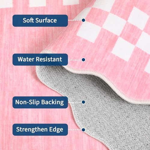 GarveeHome Scalloped Washable Rug 9x12 Area Rug for Living Room Bedroom - Image 4