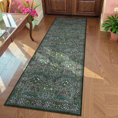 Lahome Floral Washable Runners for Hallways, 2x6 Kitchen Runner Rug - Image 2