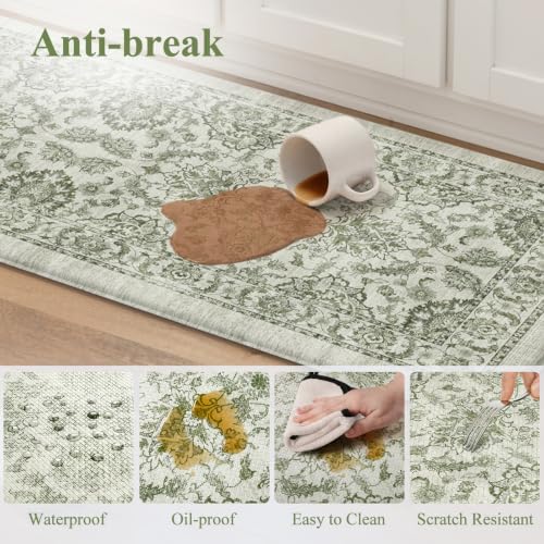 KIMODE Anti Fatigue Mats for Kitchen Floor Cushioned Kitchen Rugs Sets of 2 - Image 6
