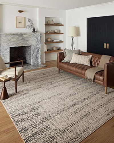 Loloi Darby Oatmeal/Charcoal 11'-6" x 15' Area Rug by Unknown
