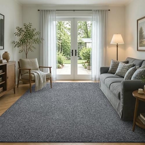 5x7 Black/White Area Rug Washable Non-Slip Soft for Living Room Bedroom - Image 4