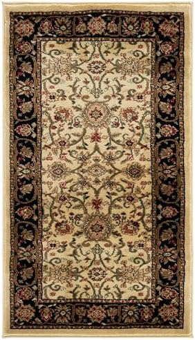 SAFAVIEH Lyndhurst Accent Rug 2'3"x4', Ivory & Black LNH212B - Image 3