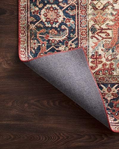 Loloi Layla Red/Navy 2'-3" x 3'-9" Accent Rug - Image 6