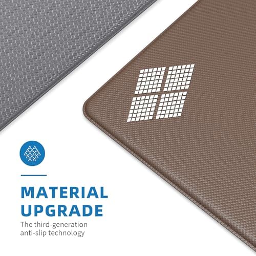 Kitchen Mats for Floor, Extra Long Anti-Fatigue Kitchen Rug, Grey - Image 5