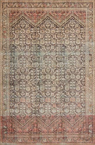 Loloi Loren Charcoal/Multi 5'-0" x 7'-6" Area Rug by Unknown