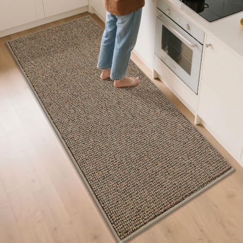 BEQHAUSE Kitchen Runner Rugs 32"x72", Kitchen Mats for Floor, Taupe by BEQHAUSE