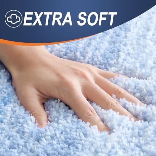 OLANLY Bathroom Runner Rug 59x24, Extra Soft Absorbent Microfiber Bath Rugs - Image 3