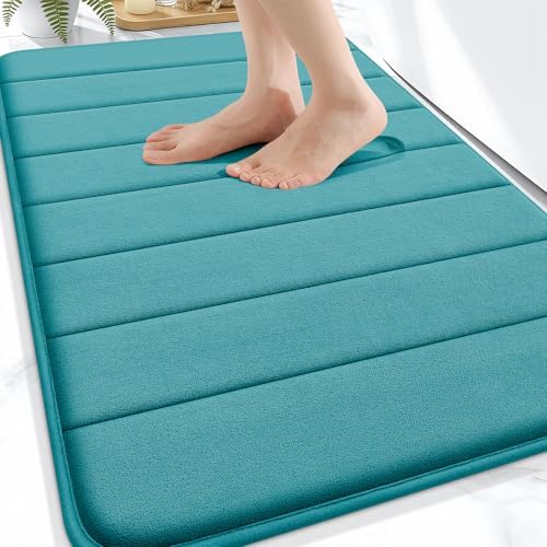 OLANLY Memory Foam Bath Mat 34x21, Super Soft and Absorbent Bathroom Rugs by OLANLY