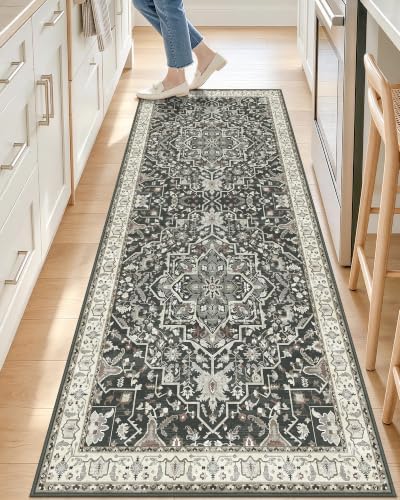 OLANLY 2x6 Washable Runner Rug, Soft Non Slip Carpet for Hallway Kitchen by OLANLY