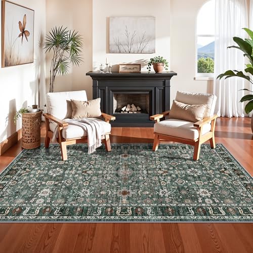 Washable Hallway Runner Rug 4x8: Wide 8ft Runner for Kitchen Entry Non Slip - Image 3