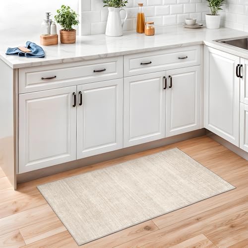 Valenrug 2x3 Rug Non Slip, Small Washable Entryway Rug Doormat, Beige - Image 3