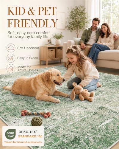 OLANLY 2x6 Washable Runner Rug, Soft Non Slip Carpet for Hallway Kitchen - Image 5