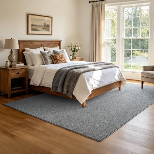 4x6 Grey Area Rug Washable Non-Slip Soft Thin for Bedroom Living Room - Image 2