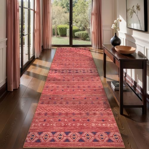 SERISSA 2x10 Washable Non-Slip Boho Runner Rug for Hallway by SERISSAHomeDecorCollection