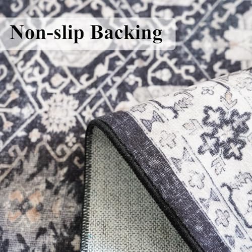 HY HAOYUNLAI 2.6x10 Washable Hallway Runner Rug Non Slip Kitchen Floor Mat - Image 5
