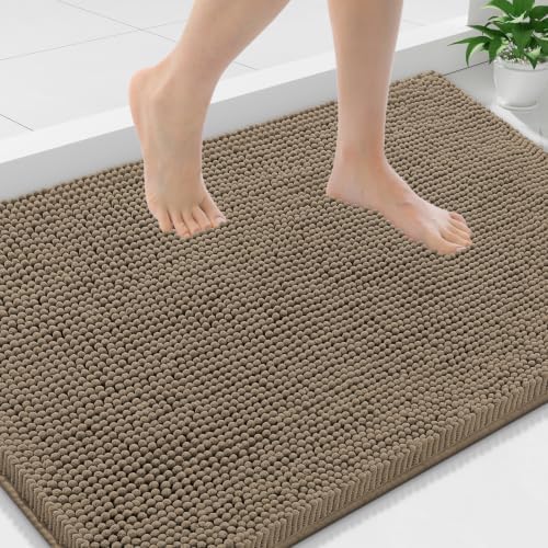 Smiry Bathroom Rugs 36X24, Luxury Chenille Extra Soft Absorbent Bath Mat by Smiry