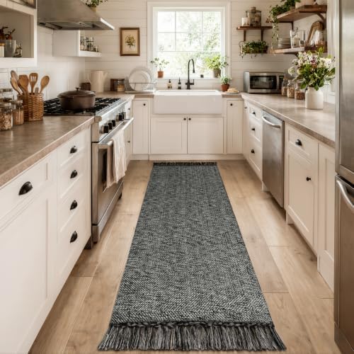 Collive Rug Runners for Hallways, Boho Washable Kitchen Rugs - Image 3
