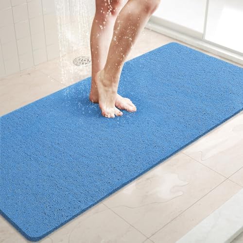 LuxStep Shower Mat Bathtub Mat Non-Slip Bath Mat with Drain, Quick Drying by LuxStep