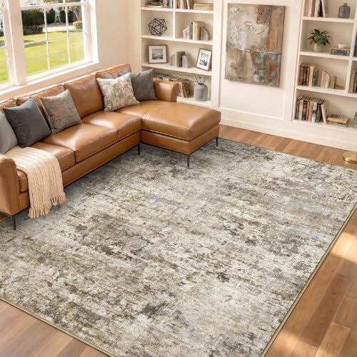 9x12 Area Rugs Washable Modern Abstract Living Room Bedroom Rug - Image 6