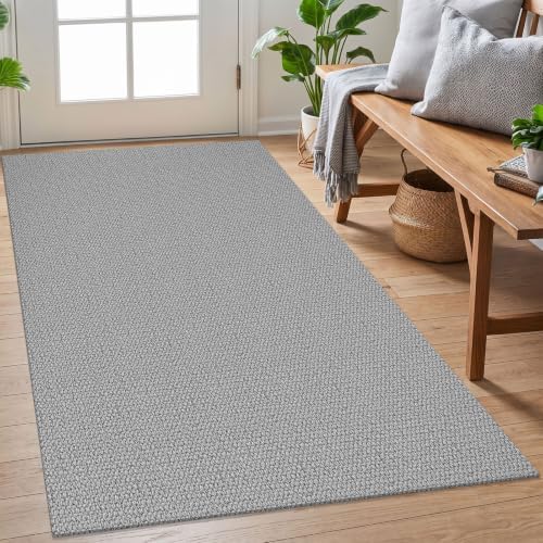 EARTHALL Washable Entryway Rug, Non Slip Area Rug, 3x5 Ft, Heather Gray by Unknown