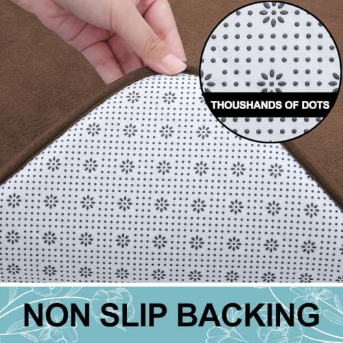 Smiry Memory Foam Bath Mat 36x24, Extra Soft and Absorbent Bathroom Rugs - Image 5