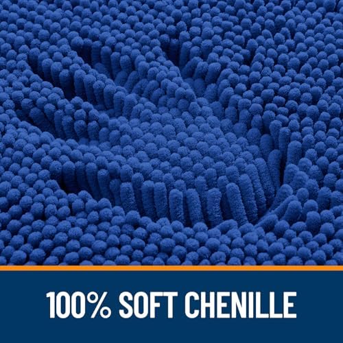 OLANLY Large Bathroom Rugs 44x32, Extra Soft Absorbent Chenille Bath Rugs - Image 3