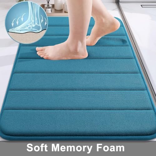 Buganda Memory Foam Bath Mat 35 x 24, Ultra Soft Absorbent Bathroom Rugs - Image 3