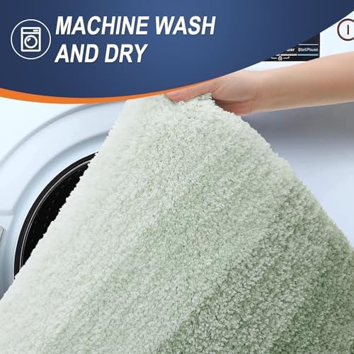 OLANLY Bathroom Runner Rug 45x27, Extra Soft Absorbent Microfiber Bath Rugs - Image 6