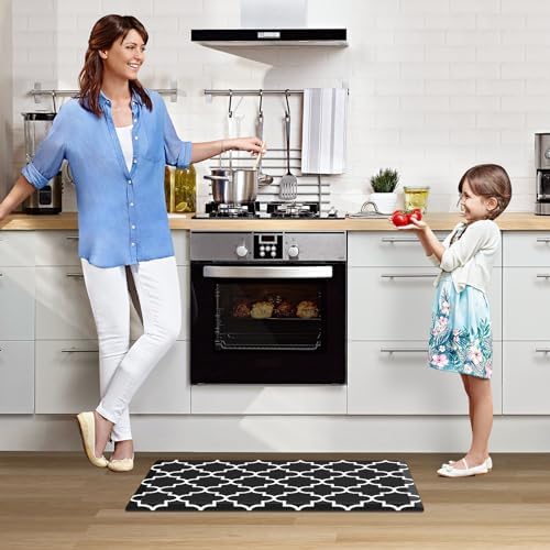 WISELIFE Anti Fatigue Mats for Kitchen Floor, 20" x 39", 4/5 Inch, Black - Image 6