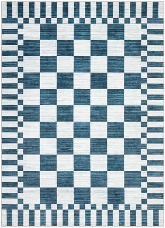 GarveeHome Checkered Rug 3x5 Area Rugs for Living Room Washable Nursey Rug - Image 5