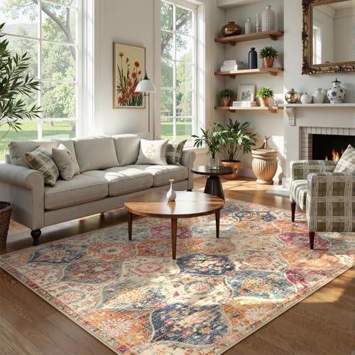 Lahome Moroccan Washable Small Area Rug, 3x5 Rug for Bedroom Living Room - Image 5