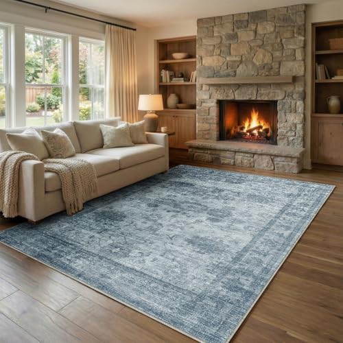 Homemate Washable Rug 5x7 Area Rugs - Vintage Rugs for Living Room by Homemate