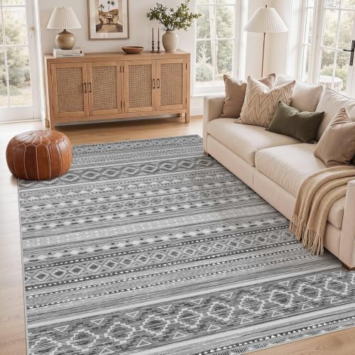 cotiled 6x9 Washable Area Rugs Living Room: Soft Lightweight Boho Rug by COTILED