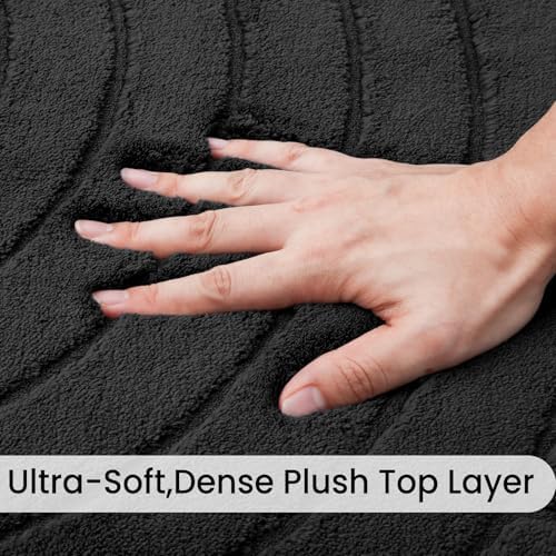 Sour Lemon Area Rugs 9x12 Living Room Bedroom, Large Carpet Black Rug - Image 2