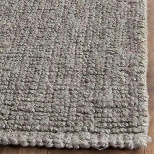 SAFAVIEH Natural Fiber Area Rug 5x8, Jute Knotted Light Grey NF447G - Image 3