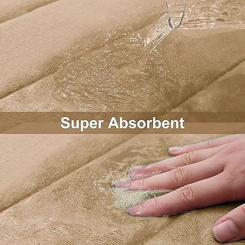Buganda Memory Foam Bath Mat 70 x 24, Ultra Soft Absorbent Bathroom Rugs - Image 5