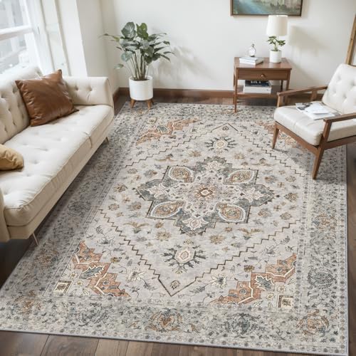 Tangsoo 3x5 Washable Area Rugs, Farmhouse Non Slip Accent Rugs for Entryway by Tangsoo