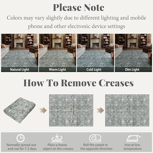 Washable Small Area Rugs for Entryway: 2x3 Door Mat Indoor Entrance - Image 5
