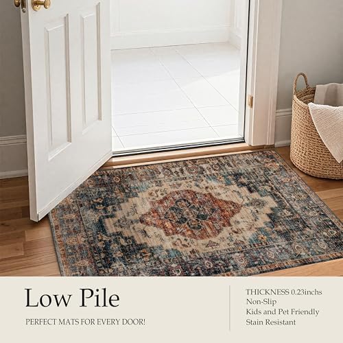 Ruaruarug Washable Area Rug 8×10 for Living Room, Ultra Soft, Brown - Image 2