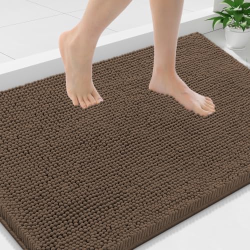 Smiry Bathroom Rugs 36X24, Luxury Chenille Extra Soft Absorbent Bath Mat by Smiry