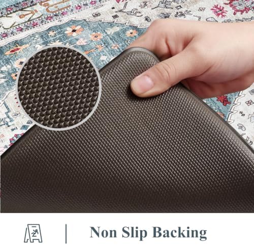 Collive Boho Anti Fatigue Mats for Kitchen Floor 2PCS, 17.3"x29"+17.3"x47" - Image 4