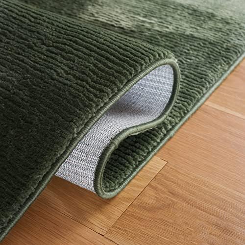 SAFAVIEH Revive Collection Area Rug - 2' x 14' Runner, Green, Non-Shedding & Easy Cleaning, Ideal for Living Room, Bedroom, Dining Space (REV102Y) - Image 6