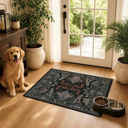 Entryway Rug 2X3 Small Rugs Floral Rug - Image 6
