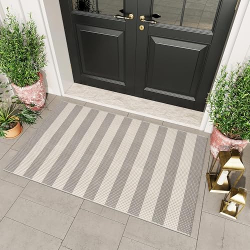 Fall Front Door Mat Outdoor Rugs 3'x5' Washable Area Rug Entryway Rugs - Image 2